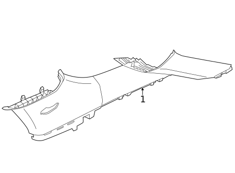 Interior Trim - Quarter Panels for 2025 Genesis GV70 #0