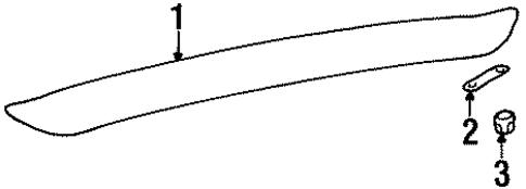 Spoiler for 1997 Hyundai Tiburon #0