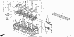 12100R40A02 - Engine: CYLINDER HEAD ASSY. for Acura Image