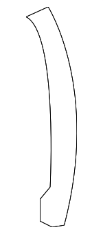 5G1Z5428457AA - Body: Splash Guard for Ford: Five Hundred, Taurus | Mercury: Montego, Sable Image