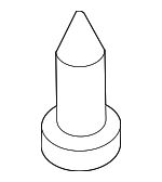 PAF008720 - Body: Header Trim Clip for Porsche: 718 Boxster, 718 Spyder, 911, Boxster Image