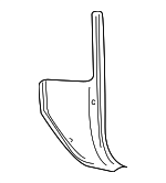 4L5Z1002344AAC - Body: Cowl Kick Panel for Ford: Ranger Image