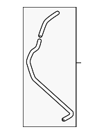 254513J001 - : 2007-2012 Hyundai Veracruz - Reservoir Hose for Hyundai: Veracruz Image