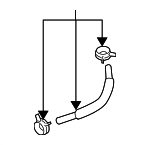 254203J000 - : 2007-2012 Hyundai Veracruz - Oil Cooler Tube for Hyundai: Veracruz Image