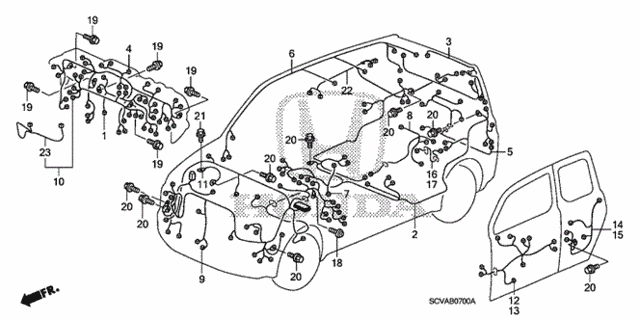 Wire Harness for 2007 Honda Element #0