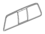 25778780 - Body: Back Glass for Chevrolet: Silverado 1500, Silverado 2500 HD, Silverado 3500 HD | GMC: Sierra 1500, Sierra 2500 HD, Sierra 3500 HD Image