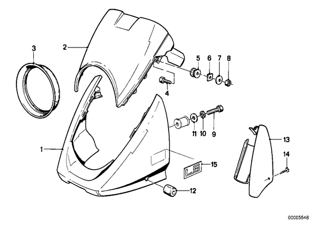 46631242393 - : Covering Left for BMW-Motorrad Image