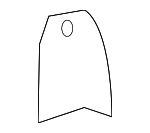 25169003279D87 - Body: Side Trim Panel Access Panel for Mercedes-Benz Image