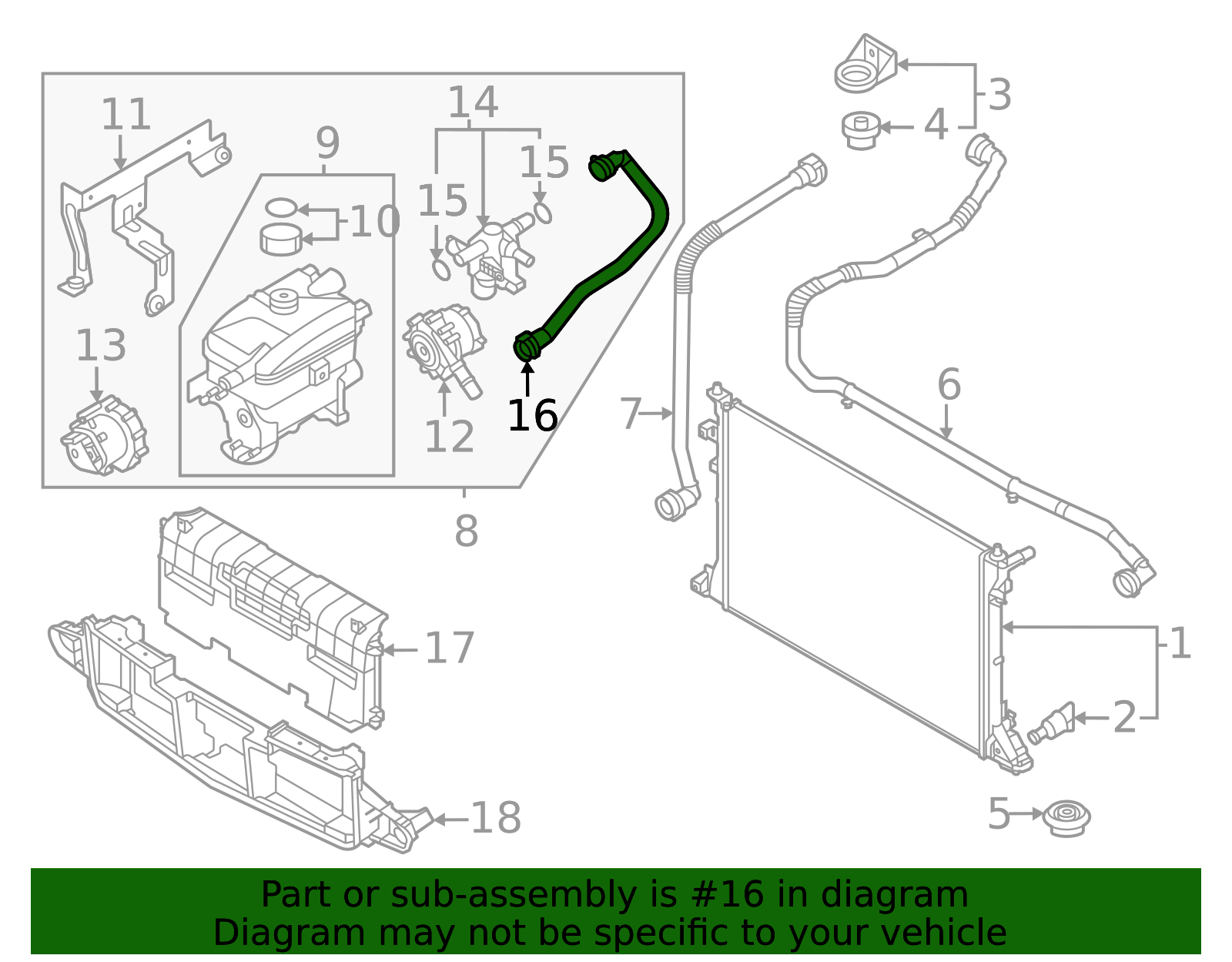 2023-2025 Hyundai Connector Hose 25450-CU500 | MotorMotor