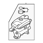 25430CU500 - : Reservoir Tank for Hyundai Image