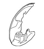 26290VA000 - : Splash Shield for Subaru Image