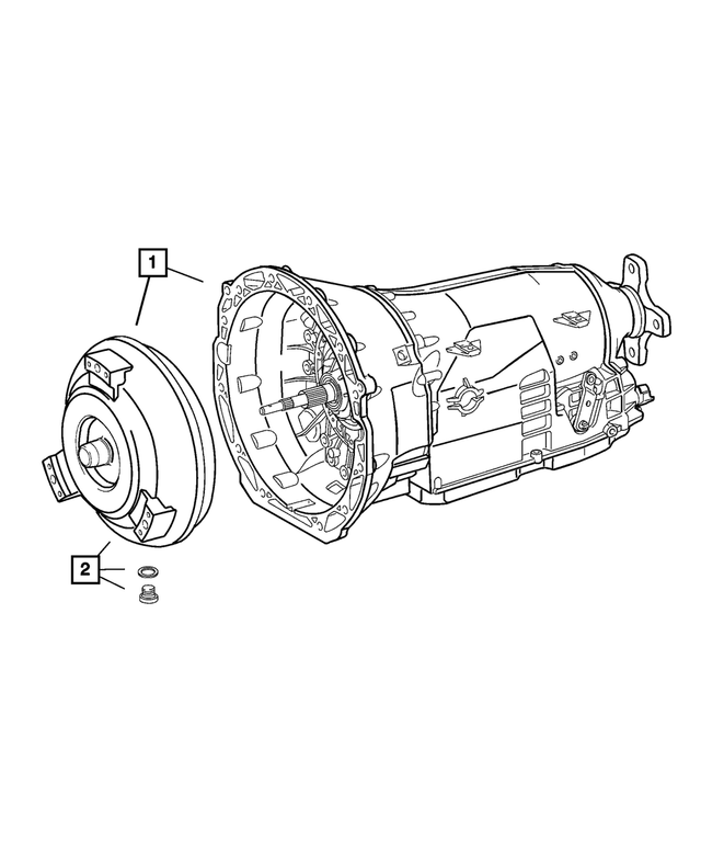R8003110AN - Automatic Transmission 5 Speed [DGJ]: With Torque Converter Transmission Package for Mopar Image