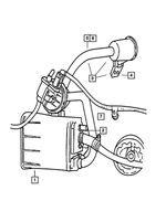 4879385AA - : Filter To Leak Detection Pump Hose for Mopar Image