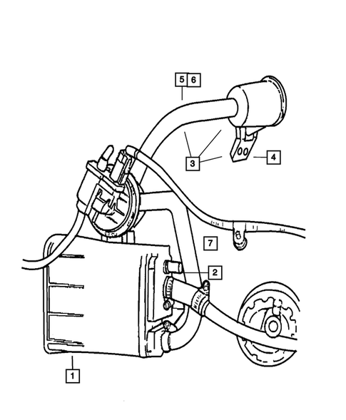 Vacuum Canister for 2005 Chrysler Sebring #0