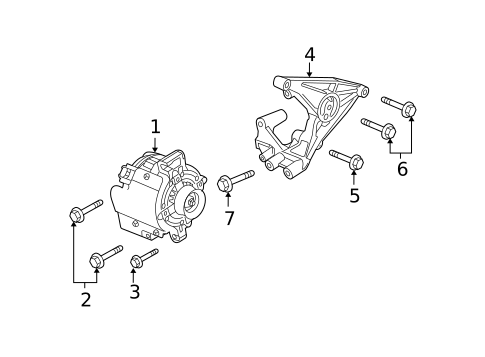 Alternator for 2005 Cadillac CTS #0