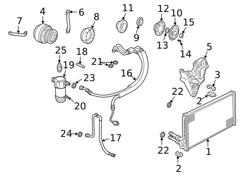 A/C Flow Restrictors for 1995 GMC Sonoma #0