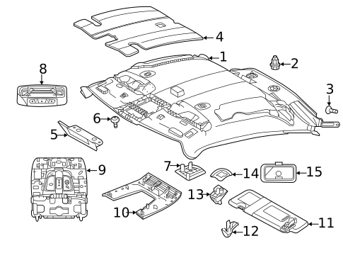 Interior Trim - Roof for 2025 Toyota GR Supra #0