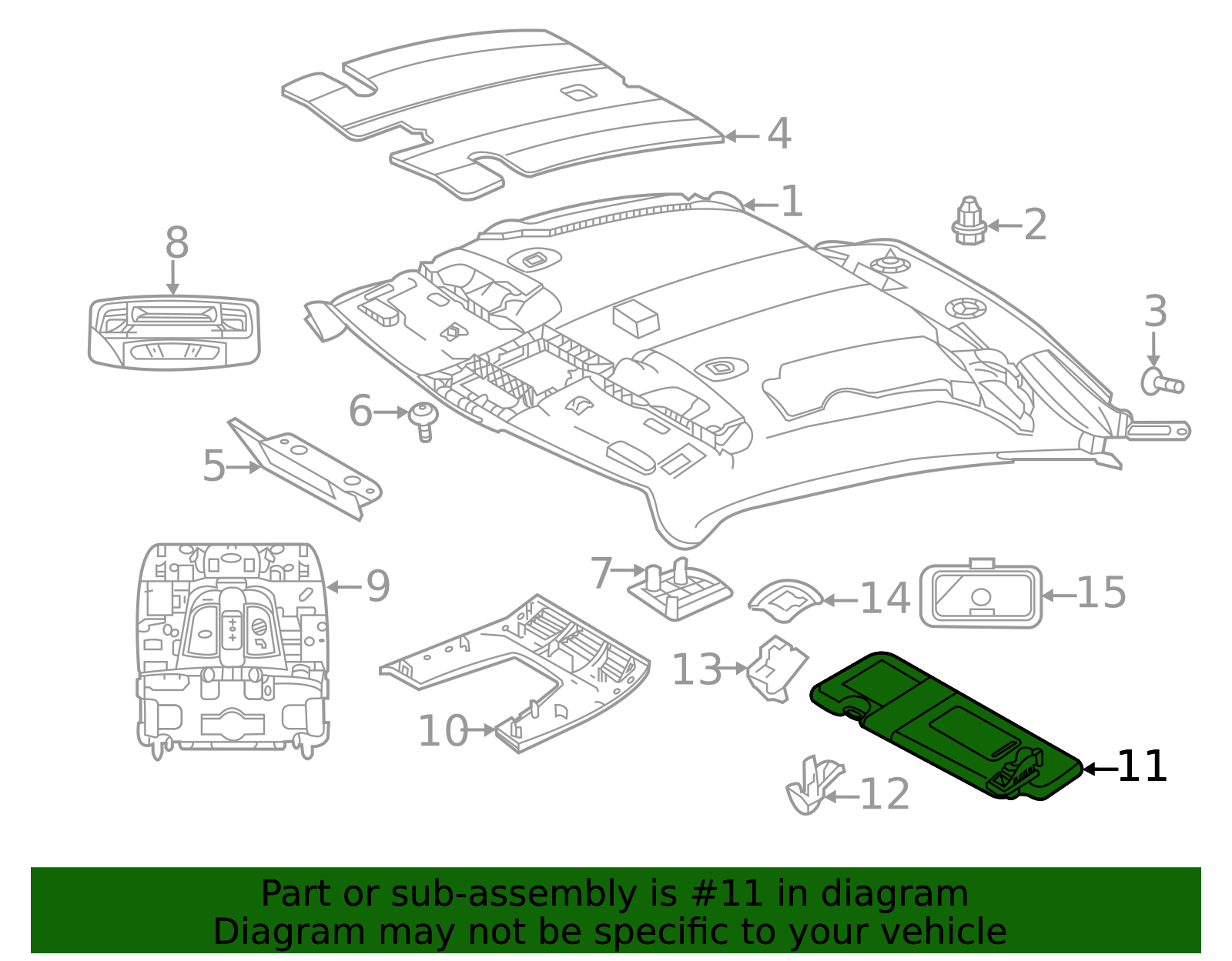 2020-2026 Toyota GR Supra Sun Visor 74310-WAA03 | Toyota Parts Express