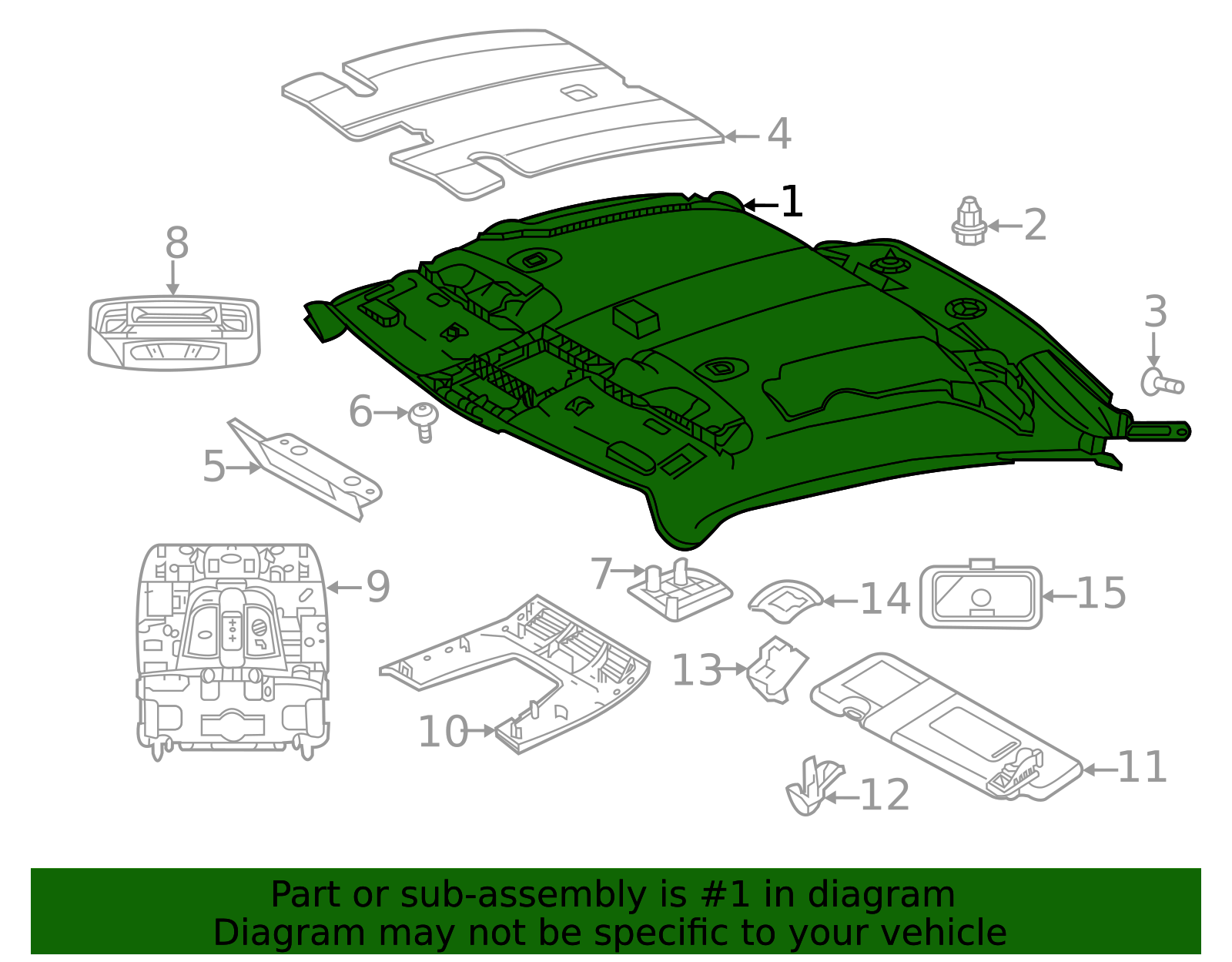 2020-2026 Toyota GR Supra Headliner 63311-WAA03 | Toyota Parts Express