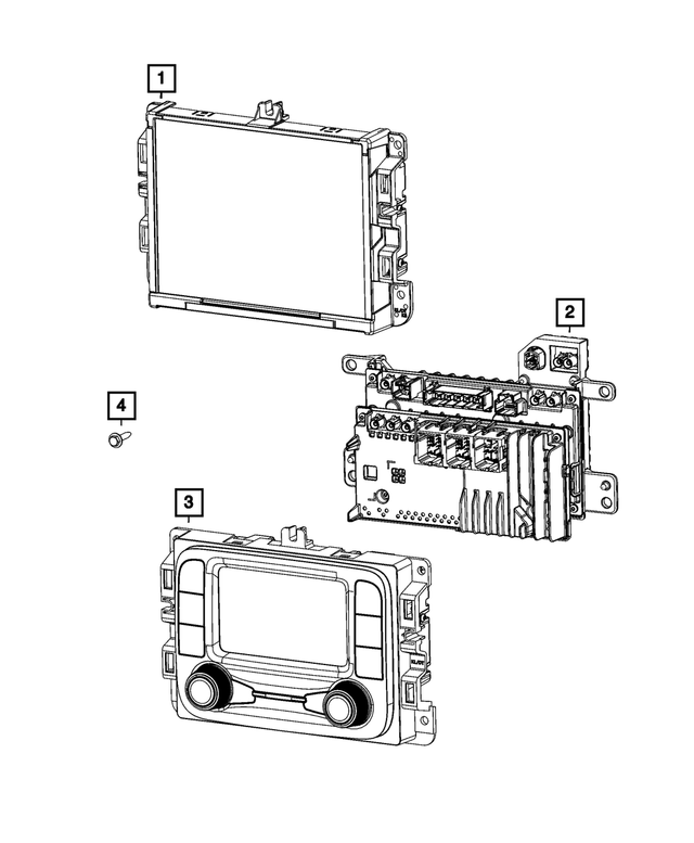 68598598AF - : Multi Media Radio for Mopar Image