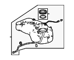 17044TX4A00 - Fuel System: Fuel Tank for Acura: RDX Image