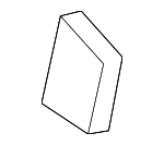 84133SZAA01ZB - : 2009-2015 Honda Pilot - Cap R Quarter Pillar *NH598L* (Atlas Gray) for Honda: Pilot Image