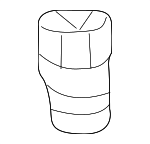 BC1M56786 - Body: Hood Bumper for Mazda: 2, 3, 5, 6, 626, CX-3, CX-30, CX-5, CX-50, CX-7, CX-70, CX-9, CX-90, Miata, Millenia, MPV, MX-30 EV, MX-5 Miata, Protege, Protege5, RX-8 Image