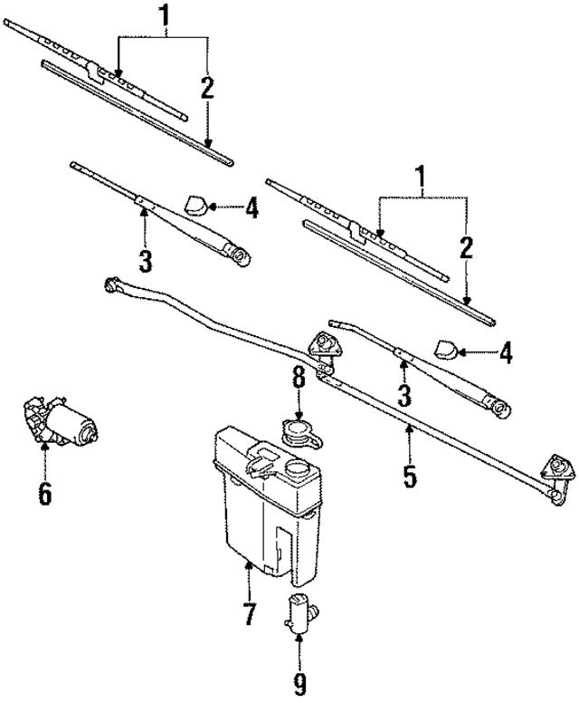 8531095J03 - : Washer Pump for Toyota Image