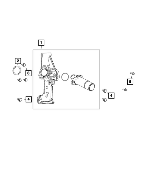 Water Pump and Related Parts for 2026 Ram 3500 #1