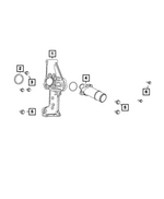 68444751AA - Cooling: Hex Flange Head Bolt for Mopar Image