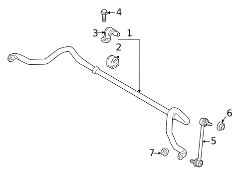 Stabilizer Bar & Components for 2023 Mazda CX-30 #0