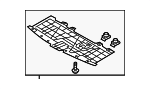 DNJK5611Y - Body: Bumper Splash Shield for Mazda Image