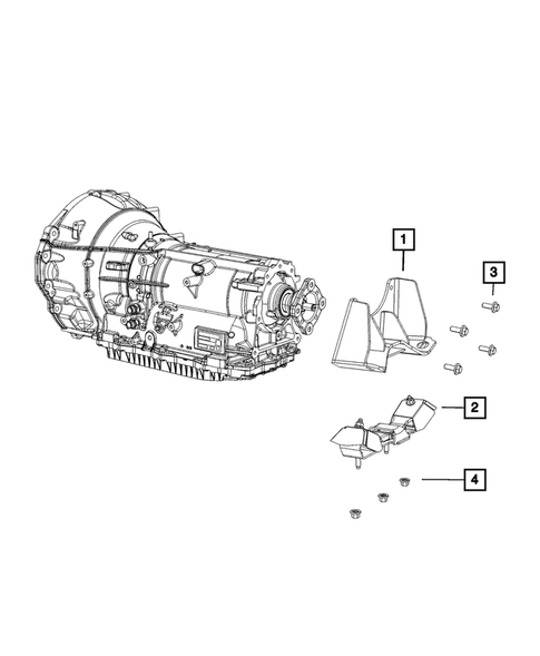 Mounting and Skid Plate for 2015 Ram 1500 #1
