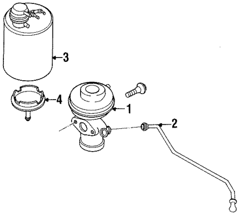 Emission Components for 1991 Nissan Stanza #0