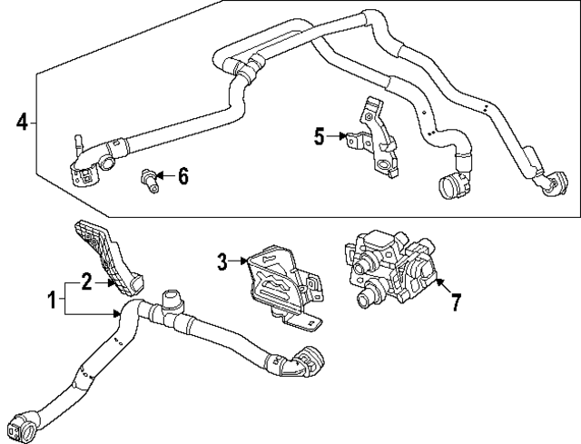85657380 - : Mount Bracket for Cadillac: ESCALADE IQ | Chevrolet: Silverado EV | GMC: Sierra EV Image