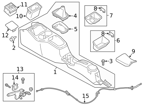Parking Brake for 2023 Mitsubishi Mirage G4 #0