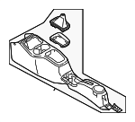 8011B057XA - : Center Console for Mitsubishi: Mirage, Mirage G4 Image