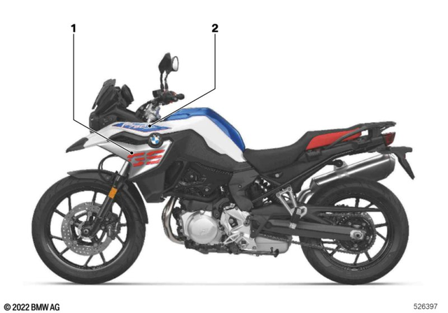 51147914747 - : Decor Radiator Cowl Left for BMW-Motorrad Image