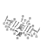 68298304AC - Body Sheet Metal Except Doors: Front Floor Pan, Right for Jeep: Gladiator, Wrangler Image