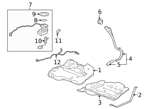 Gaskets & Sealing Systems for 2012 Chevrolet Malibu #0