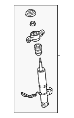32292017 - : 2019-2025 Volvo - Shock Absorber for Volvo: S60, V60, V60 Cross Country Image