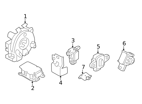 Air Bag Components for 2015 INFINITI QX80 #4