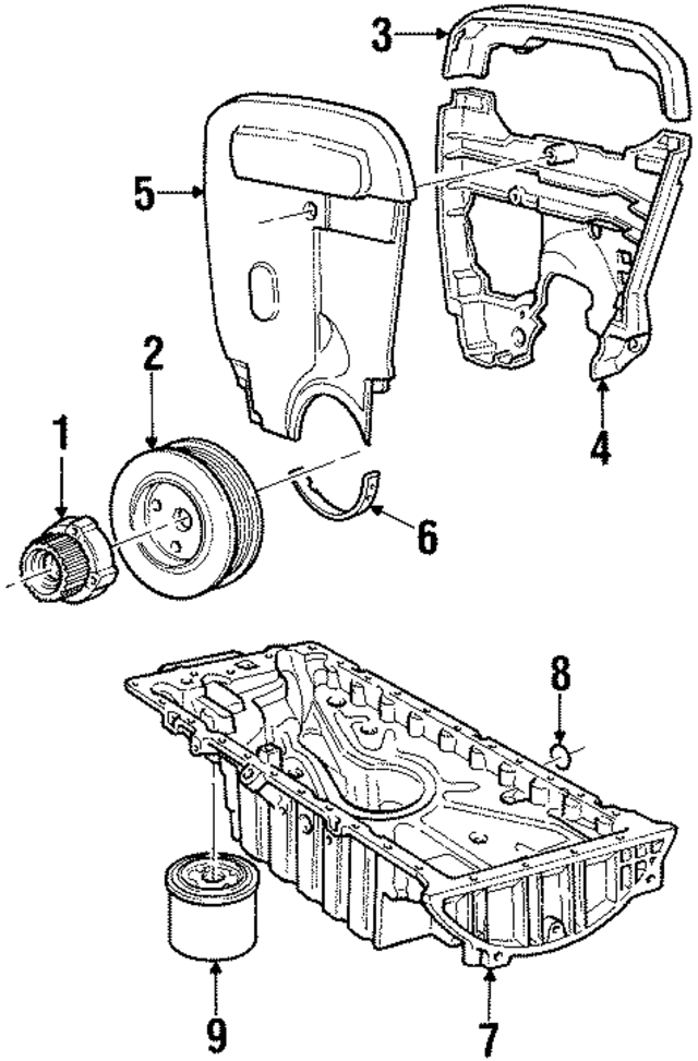 9458048 - : Engine Timing Cover for Volvo Image