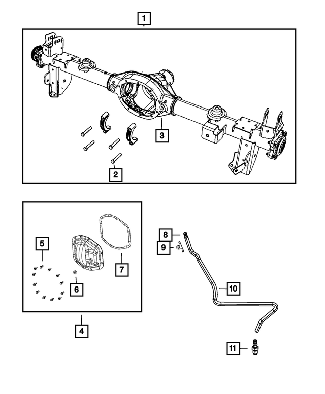 68283299AF - : Axle Vent Hose for Mopar Image