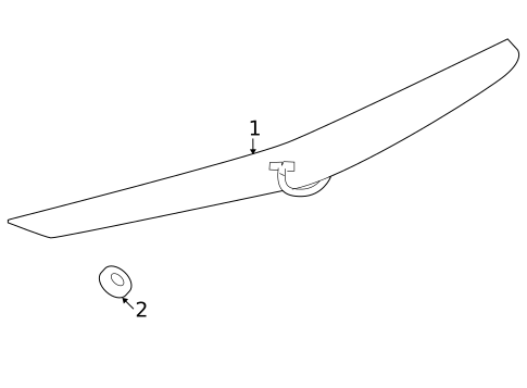 High Mounted Stop Lamp for 2012 Cadillac CTS #0