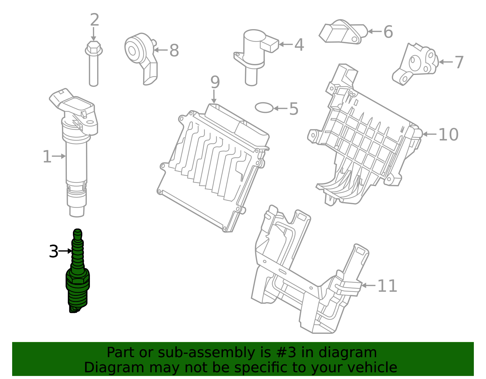 Genuine Spark Plug Set for 2007-2010 Volvo | Part# 31216183 | Over 30% ...