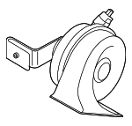 61337195539 - Electrical: Horn for BMW: 128i, 135i, 135is Image