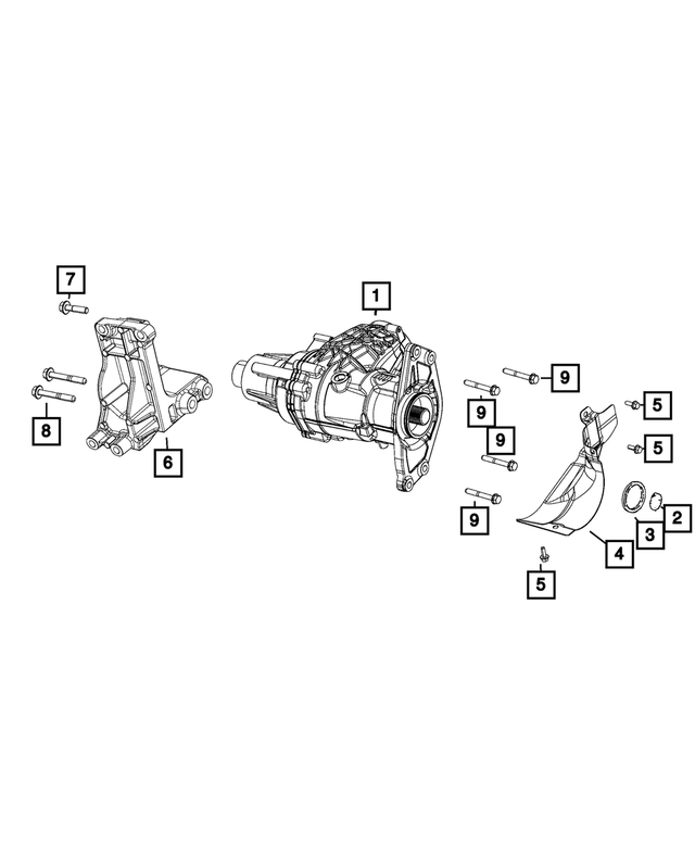 6511598AA - Transfer Case and Power Transfer Unit: Hex Flange Head Bolt for Mopar Image