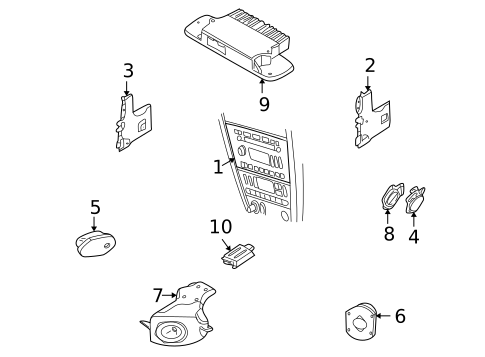 Sound System for 2005 Ford Thunderbird #0