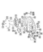 68001924AA - NV241HD; or NV241OR; Transfer Case: Shaft Retainer for Jeep: Wrangler, Wrangler JK Image